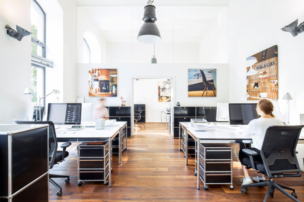USM haller office, USM Haller furniture, USM Büro ,