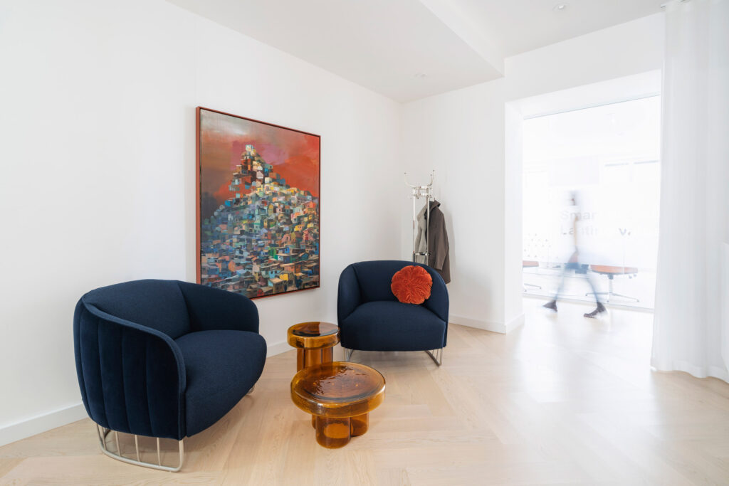 Wartebereich Designmöbel ,Büro-Lounge Möbel, Stoffsofa Lobby, Empfangslounge Sofa